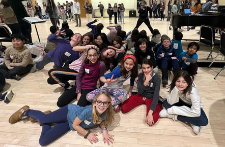  Children's Choir rehearsing